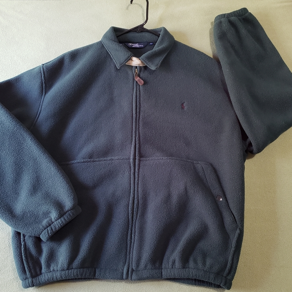 Polo Ralph Lauren Vintage Green Fleece Jacket